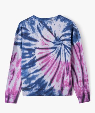 Sweat molletonné effet tie and dye fille vue3 - GEMO (JUNIOR) - GEMO