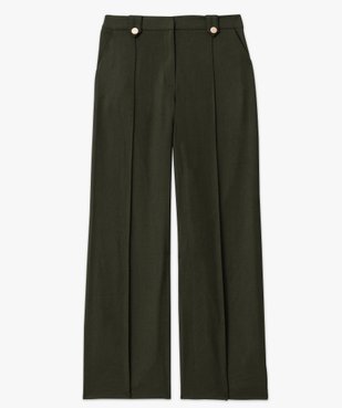 Pantalon ample avec pattes fantaisie à la ceinture femme vue4 - GEMO(FEMME PAP) - GEMO