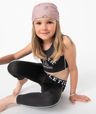 Legging de sport fille à large ceinture élastique vue5 - GEMO (ENFANT) - GEMO