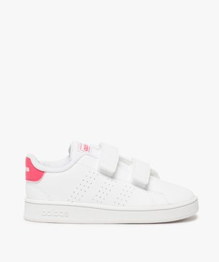 Baskets fille unies à scratch – Adidas vue1 - ADIDAS - GEMO