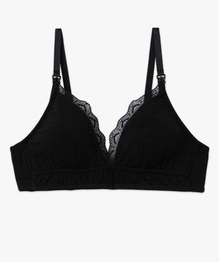 Soutien-gorge d'allaitement triangle sans armatures à dos modulable vue5 - GEMO 4G MATERN - GEMO