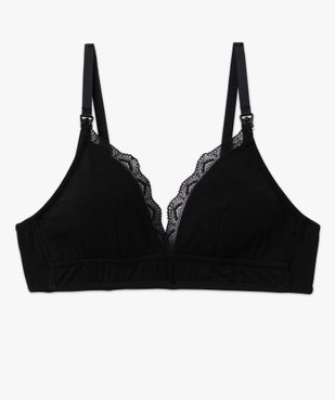 Soutien-gorge d'allaitement triangle sans armatures à dos modulable vue4 - GEMO 4G MATERN - GEMO