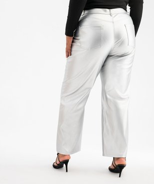 Pantalon large brillant femme grande taille vue4 - GEMO (G TAILLE) - GEMO