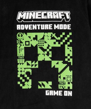 Pyjama en velours avec motif jeu vidéo garçon - Minecraft vue2 - MINECRAFT - GEMO