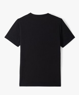 Tee-shirt à manches courtes avec motif tête de mort garçon vue3 - GEMO (JUNIOR) - GEMO