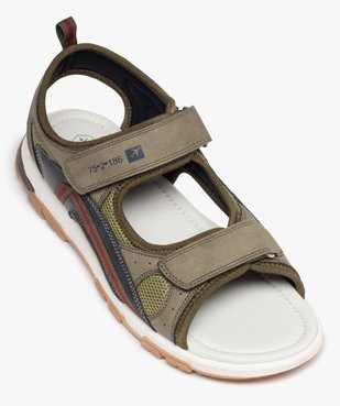 Sandales sport garçon multimatières à brides scratch vue5 - GEMO (ENFANT) - GEMO