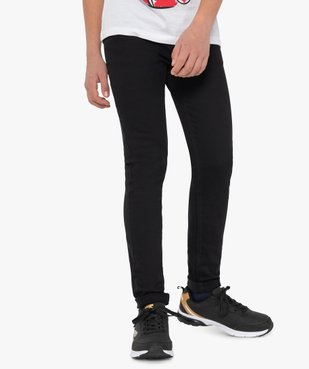 Pantalon garçon coupe skinny en toile extensible vue1 - GEMO 4G GARCON - GEMO