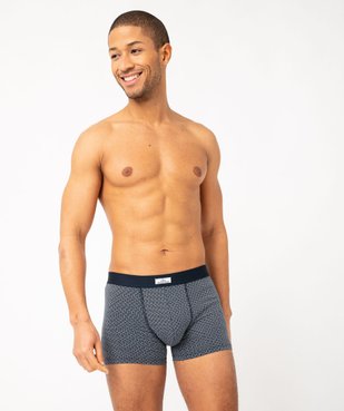 Boxer homme en coton stretch extensible (lot de 2) vue1 - GEMO 4G HOMME - GEMO