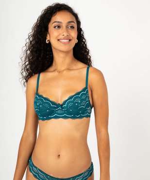 Soutien-gorge à armatures forme corbeille en dentelle vue1 - GEMO(HOMWR FEM) - GEMO