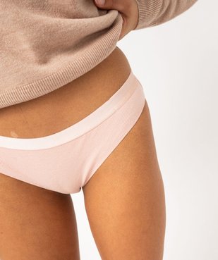 Culotte en maille côtelée femme (lot de 2) vue6 - GEMO 4G FEMME - GEMO