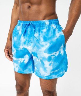 Short de bain imprimé nuages homme vue2 - GEMO 4G HOMME - GEMO