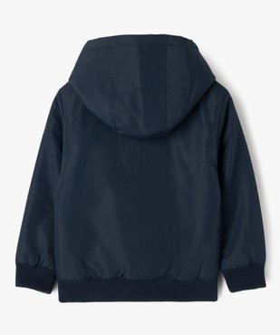 Blouson bomber à capuche garçon vue3 - GEMO 4G GARCON - GEMO