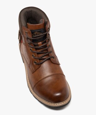 Boots à lacets avec col textile homme - Lee Cooper vue5 - LEE COOPER - GEMO