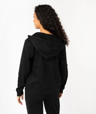 Sweat zippé à capuche femme vue3 - GEMO(FEMME PAP) - GEMO