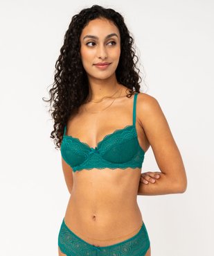 Soutien-gorge à armatures forme corbeille en dentelle vue1 - GEMO(HOMWR FEM) - GEMO