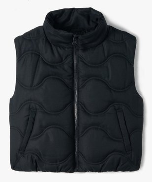 Blouson fille matelassé sans manches vue2 - GEMO 4G FILLE - GEMO