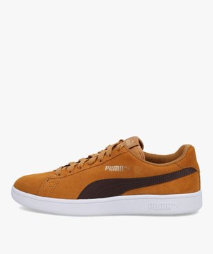 Baskets homme dessus cuir bicolore – Puma Smash vue3 - PUMA - GEMO