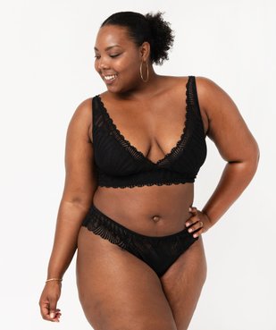 Soutien-gorge triangle avec mousses amovibles grande taille vue4 - GEMO(HOMWR FEM) - GEMO