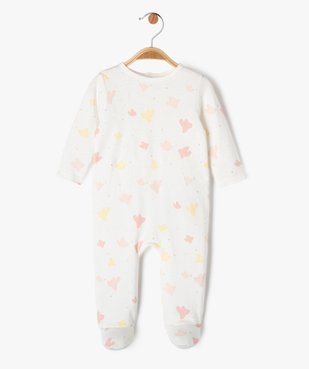 Pyjama dors-bien avec motifs oiseaux bébé fille  vue1 - GEMO 4G BEBE - GEMO