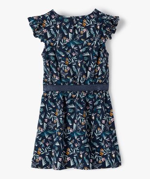 Robe fille imprimée avec ceinture pailletée vue3 - GEMO (ENFANT) - GEMO