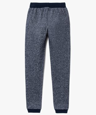 Pantalon de jogging en molleton effet chiné vue2 - GEMO (JUNIOR) - GEMO