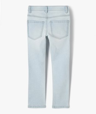 Jean délavé coupe skinny garçon vue3 - GEMO (ENFANT) - GEMO