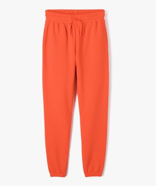 Pantalon de jogging fille avec intérieur molletonné vue1 - GEMO (JUNIOR) - GEMO