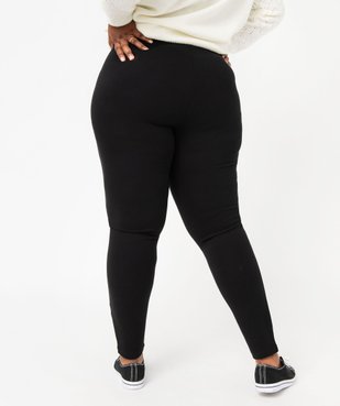 Leggings avec fausses poches zippées femme grande taille vue3 - GEMO (G TAILLE) - GEMO