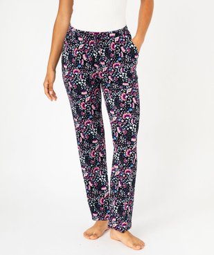 Pantalon de pyjama fluide femme vue1 - GEMO 4G FEMME - GEMO