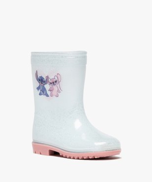 Bottes de pluie fille translucides et à paillettes avec semelle contrastante - Lilo & Stitch vue2 - LILO & STITCH - GEMO