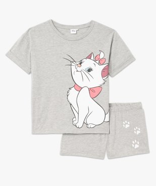 Pyjashort avec motif Les Aristochats fille - Disney vue4 - ARISTOCHATS - GEMO