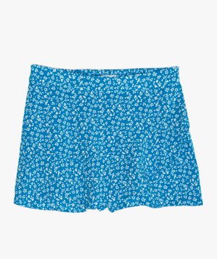 Jupe-short fille fluide à motifs vue1 - GEMO (JUNIOR) - GEMO