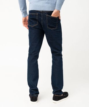 Jean homme coupe slim stretch délavé vue3 - GEMO (HOMME) - GEMO