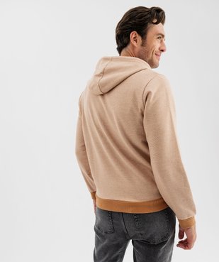 Sweat zippé à capuche homme vue9 - GEMO (HOMME) - GEMO