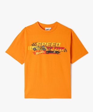 Tee-shirt manches courtes avec motif voiture de course garçon - Hot Wheels vue1 - HOT WHEELS - GEMO