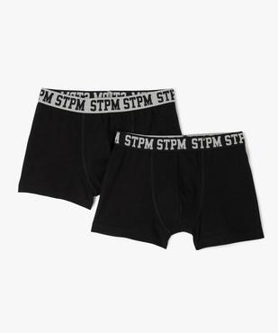 Boxer en coton stretch garçon (lot de 2) vue1 - GEMO 4G GARCON - GEMO