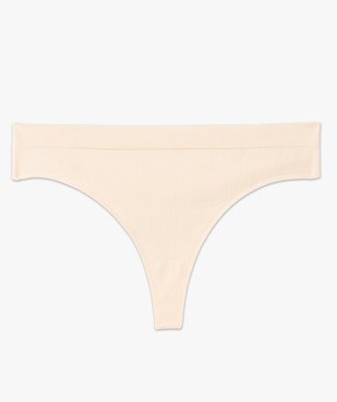 Tanga en maille côtelée femme vue8 - GEMO(HOMWR FEM) - GEMO