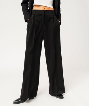 Pantalon large à pinces femme vue2 - GEMO(FEMME PAP) - GEMO