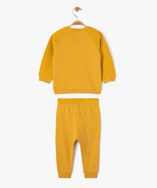 Ensemble 2 pièces sweat et pantalon bébé garçon vue4 - GEMO(BEBE DEBT) - GEMO