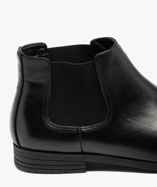 Chelsea boots avec élastiques texturés homme vue7 - MARIO BALDANO - GEMO