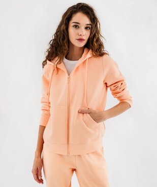 Sweat zippé à capuche femme vue5 - GEMO(FEMME PAP) - GEMO