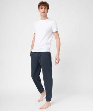 Pantalon de pyjama en jersey à taille élastique homme vue8 - GEMO(HOMWR HOM) - GEMO