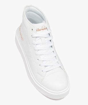 Baskets femme mid-cut unies à semelle épaisse crantée - Ellesse vue5 - ELLESSE - GEMO