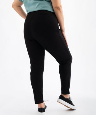 Leggings à pont en maille avec ceinture élastique femme grande taille vue9 - GEMO (G TAILLE) - GEMO