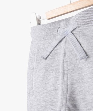 Pantalon de jogging avec ceinture bord-côte bébé garçon vue2 - GEMO 4G BEBE - GEMO