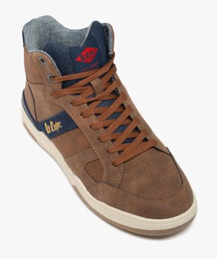 Baskets homme mid-cut avec détails denim - Lee Cooper vue6 - LEE COOPER - GEMO