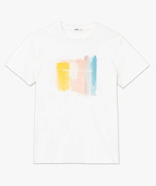 Tee-shirt homme à manches courtes et motif abstrait vue4 - GEMO (HOMME) - GEMO