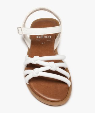 Sandales fille unies à fines brides rembourrées vue5 - GEMO (ENFANT) - GEMO