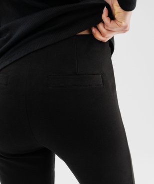 Legging avec surpiqûres à la taille femme vue6 - GEMO(FEMME PAP) - GEMO