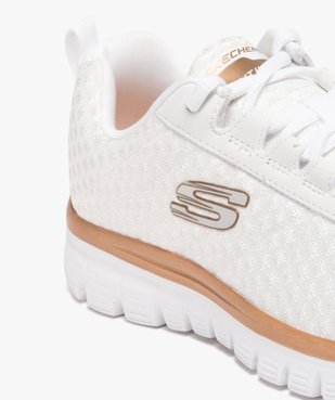 Baskets en mesh avec semelle légère femme - Skechers vue6 - SKECHERS - GEMO